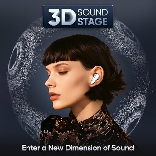 Mivi DuoPods i7 in Ear Ear Buds Wireless -The 3rd Dimension of Sound with 3D Soundstage, High Fidelity Drivers, Advanced Audio Codec for Lossless Audio Earbuds, Made in India|B0DJ2Y9BP7