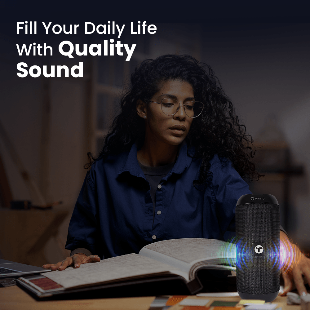 Toreto Rolling beats 10 Watt BT speaker - Nalanda Enterprises