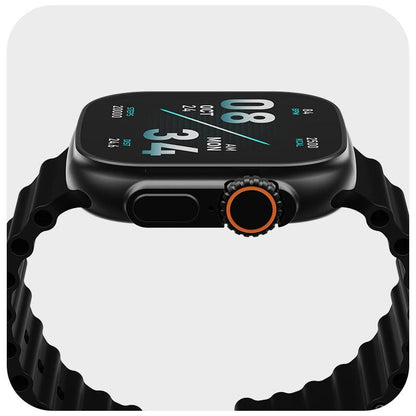 boAt Wave Glory | Smartwatch with 1.96"(4.97 cms) HD Display, BT Calling, 100+ Sports Modes, Premium Metal Body - Nalanda Enterprises