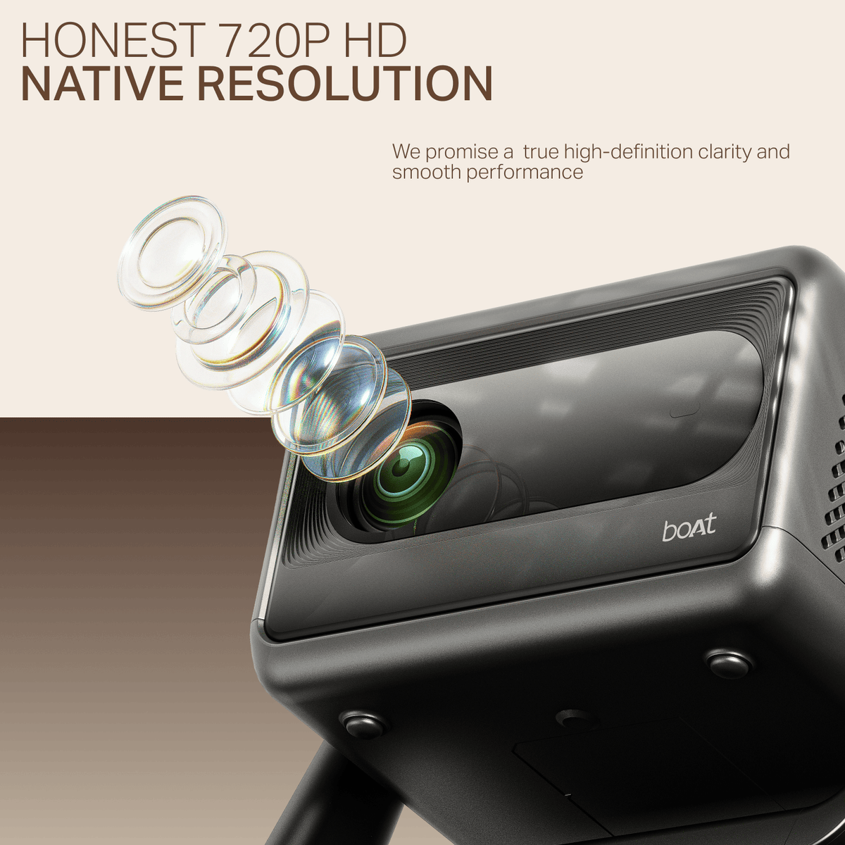 boAt Cinehead E1 smart projector - View 2