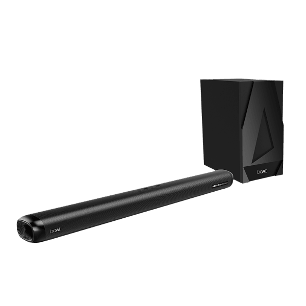 boAt Aavante Bar 4000DA | Powerful 200W Home Theatre Sound, 2.1.2 Channel, Dolby Atmos 3D Technology, Sleek & Minimal Design - Nalanda Enterprises