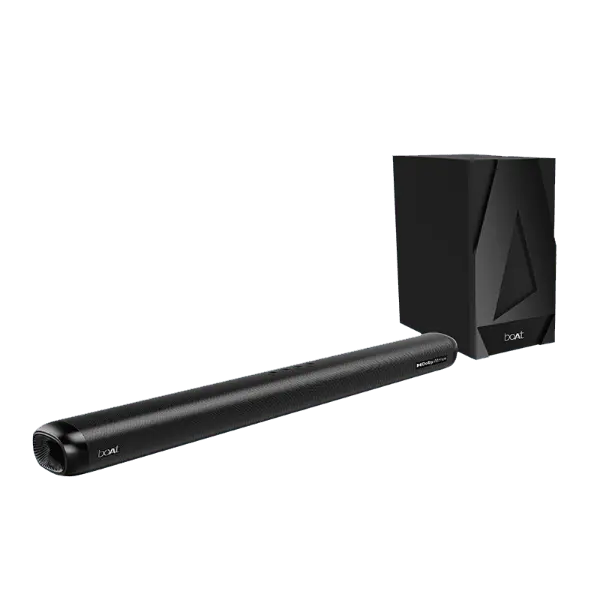 boAt Aavante Bar 4000DA | Powerful 200W Home Theatre Sound, 2.1.2 Channel, Dolby Atmos 3D Technology, Sleek & Minimal Design - Nalanda Enterprises