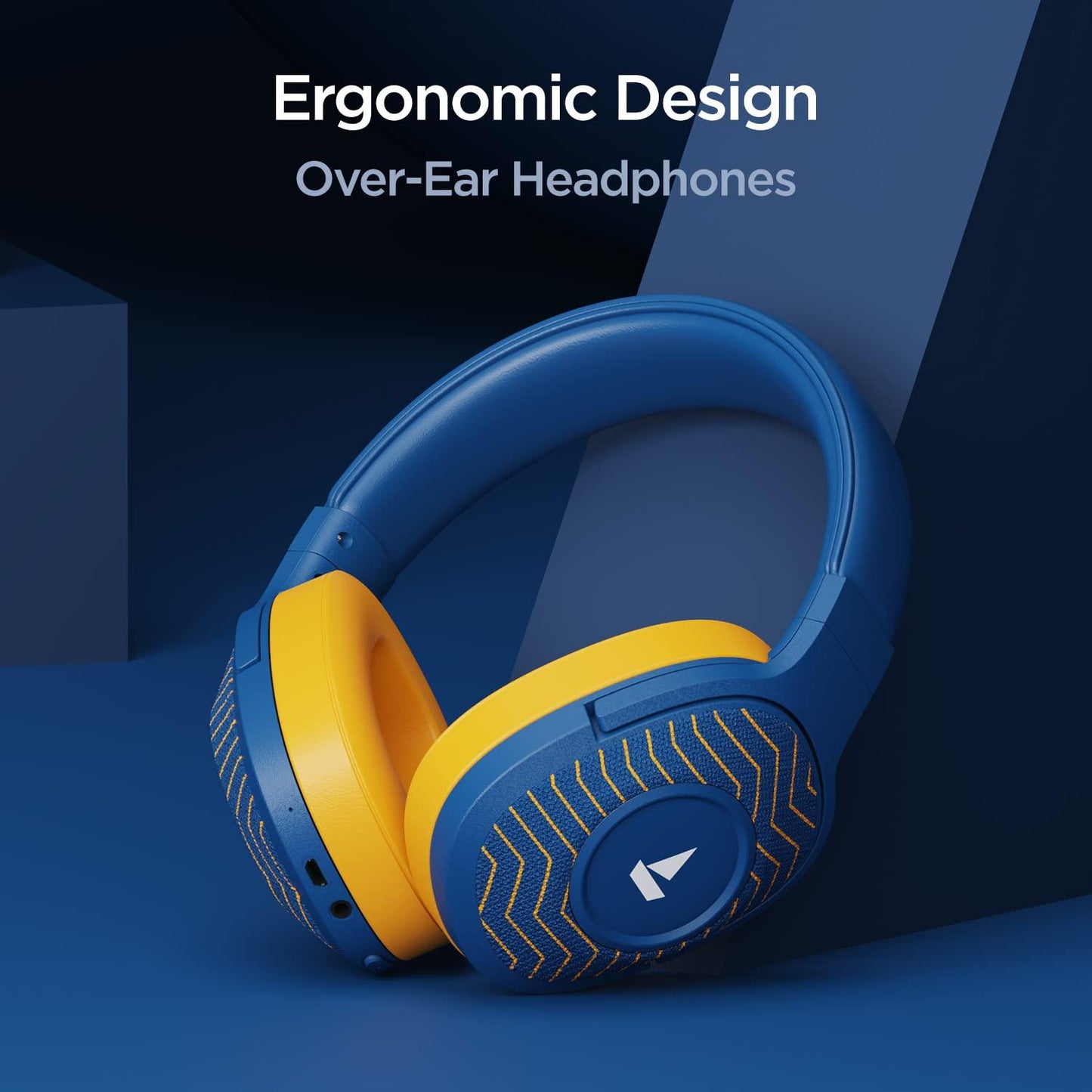 boAt Rockerz 551ANC Hybrid Active Noise Cancellation Headphones with Up to 100H Playtime, ASAP™ Charge, Ambient Sound Mode &Dual EQ Modes, ENx™ Technology(Stellar Black) - Nalanda Enterprises
