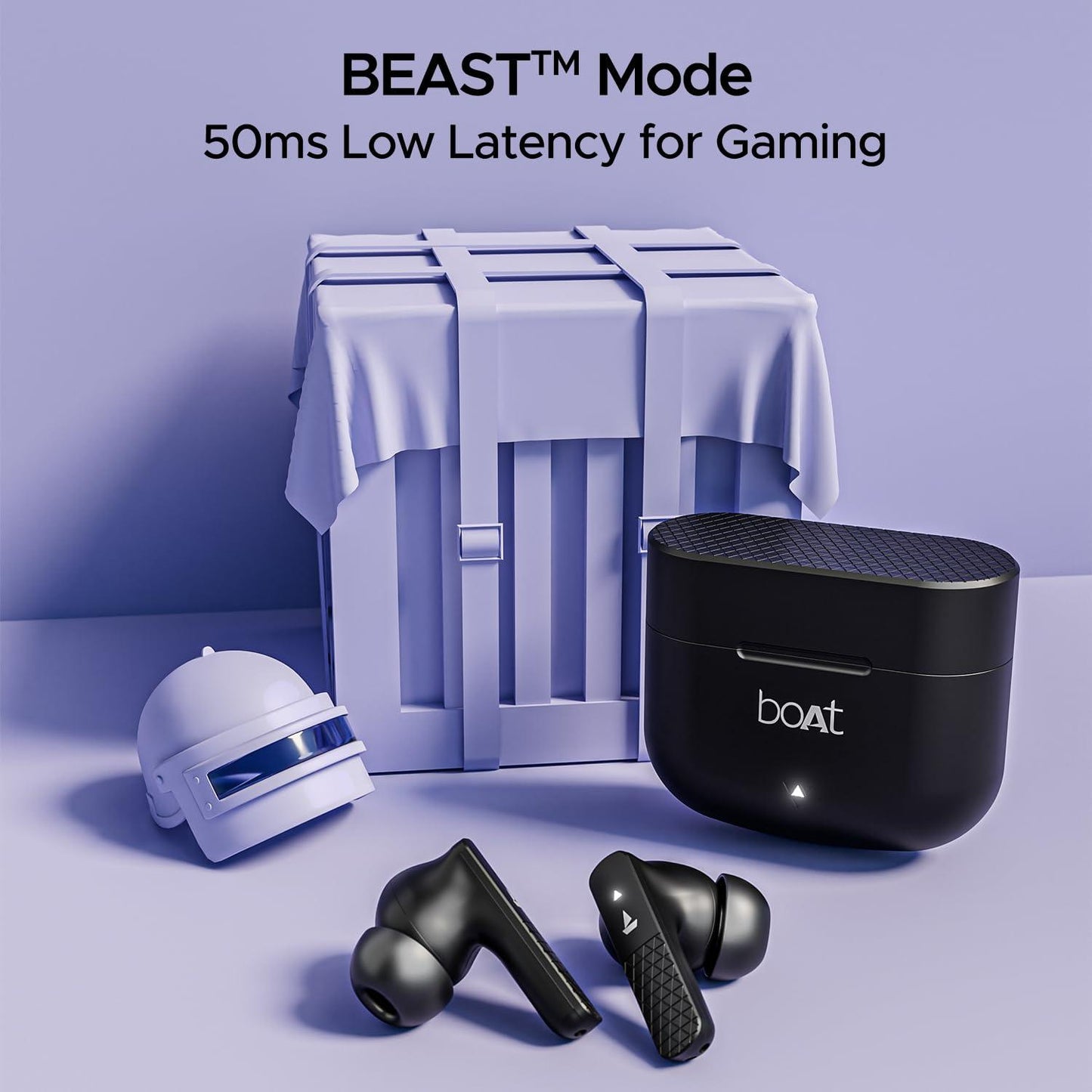 boAt Airdopes 91, 45HRS Battery, 50ms Low Latency, ENx Tech, Fast Charge, IPX4, IWP Tech, v5.3 Bluetooth Earbuds, TWS Ear Buds Wireless Earphones with mic - Nalanda Enterprises