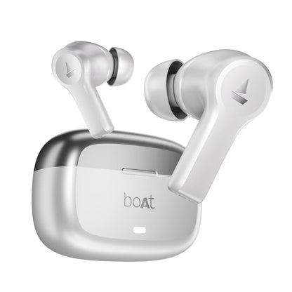 boAt Nirvana Lucid w/ 32 dB ANC, Multi-Point Connectivity, in-Ear Detection, 60HRS Playback, Hearables App, 4 Mics ENx, IPX5 Truly Wireless in Ear Earbuds, TWS Ear Buds - Nalanda Enterprises
