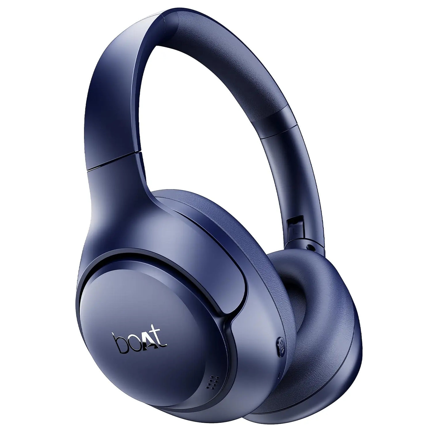 Boat wireless over-ear headphones in navy blue, featured by Nalanda Enterprises India wholesale
