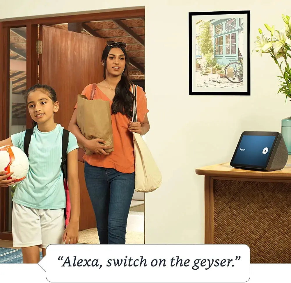 Amazon Echo Show 8 - Smart speaker with 8" HD screen, stereo sound & hands-free entertainment with Alexa - Nalanda Enterprises