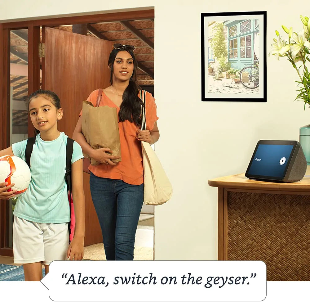 Amazon Echo Show 8 - Smart speaker with 8" HD screen, stereo sound & hands-free entertainment with Alexa - Nalanda Enterprises