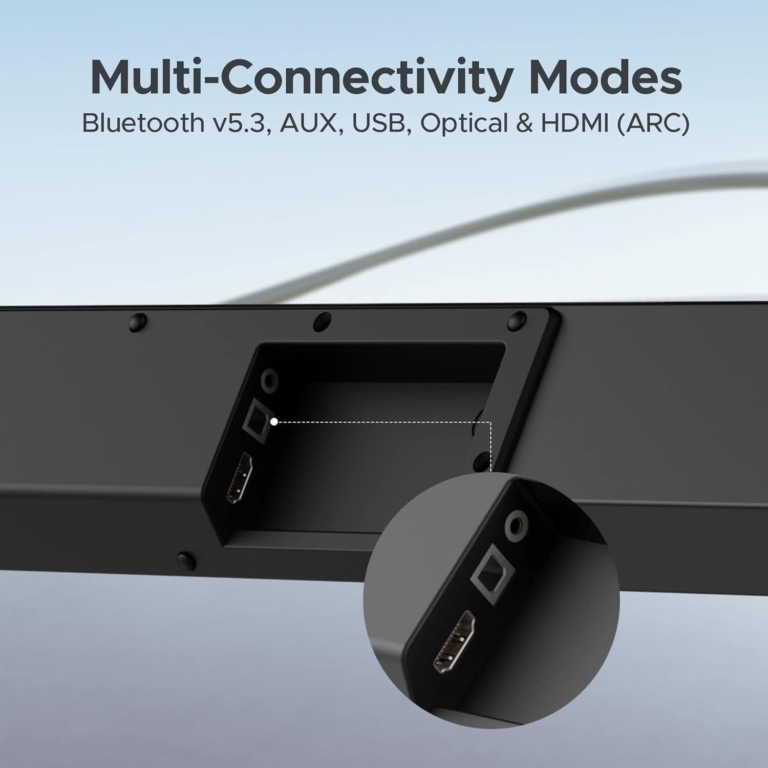 boAt Aavante Bar 4000DA with Dolby Atmos 3D 200 W Bluetooth Soundbar (Premium Black, 2.1 Channel) - Nalanda Enterprises