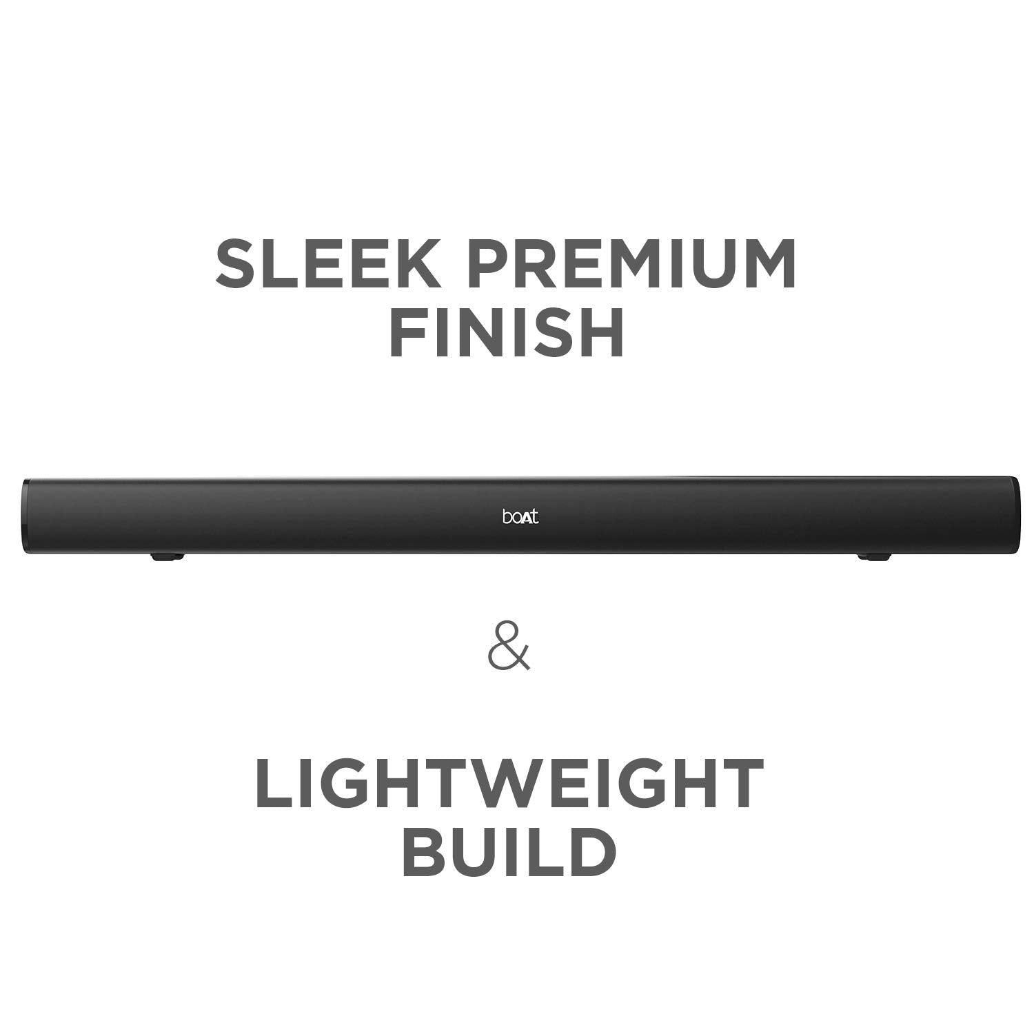 boAt Aavante Bar 1500 2.1 Channel Home Theatre Soundbar with 120W Signature Sound, Wired Subwoofer, Multiple Connectivity Modes, Entertainment EQ Modes and Sleek Finish (Black) - Nalanda Enterprises