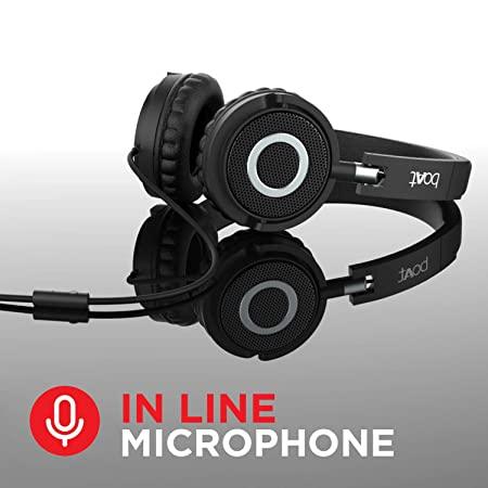 boAt Bassheads 900 | Wired Earphones with 40mm Drivers, Compact & Foldable, In-line microphone, Super Bass - Nalanda Enterprises