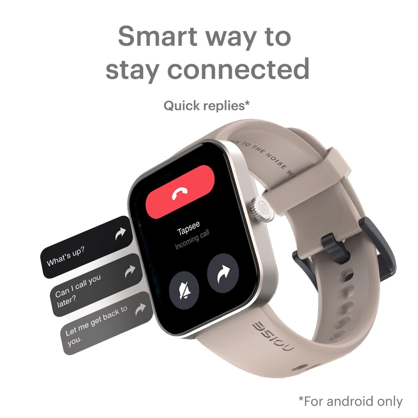 Noise New Macro Smart Watch with 2.0” HD Display,Metallic Finish BT Calling, Functional Crown, 7 Days Battery Life, Sleep Tracking, 200+ Watch Faces (Elite Black) - Nalanda Enterprises