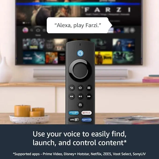 Amazon Fire TV Stick Lite with all-new Alexa Voice Remote Lite (no TV controls), HD streaming device | Now with App controls - Nalanda Enterprises