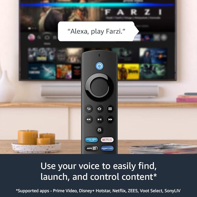 Amazon Fire TV Stick Lite with all-new Alexa Voice Remote Lite (no TV controls), HD streaming device | Now with App controls - Nalanda Enterprises