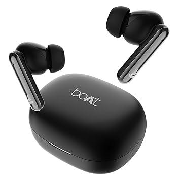 boAt Airdopes Bliss ANC in Ear TWS Earbuds w/ANC(32dB), 42 HRS Playback & Beast Mode(Royal Black) - Nalanda Enterprises