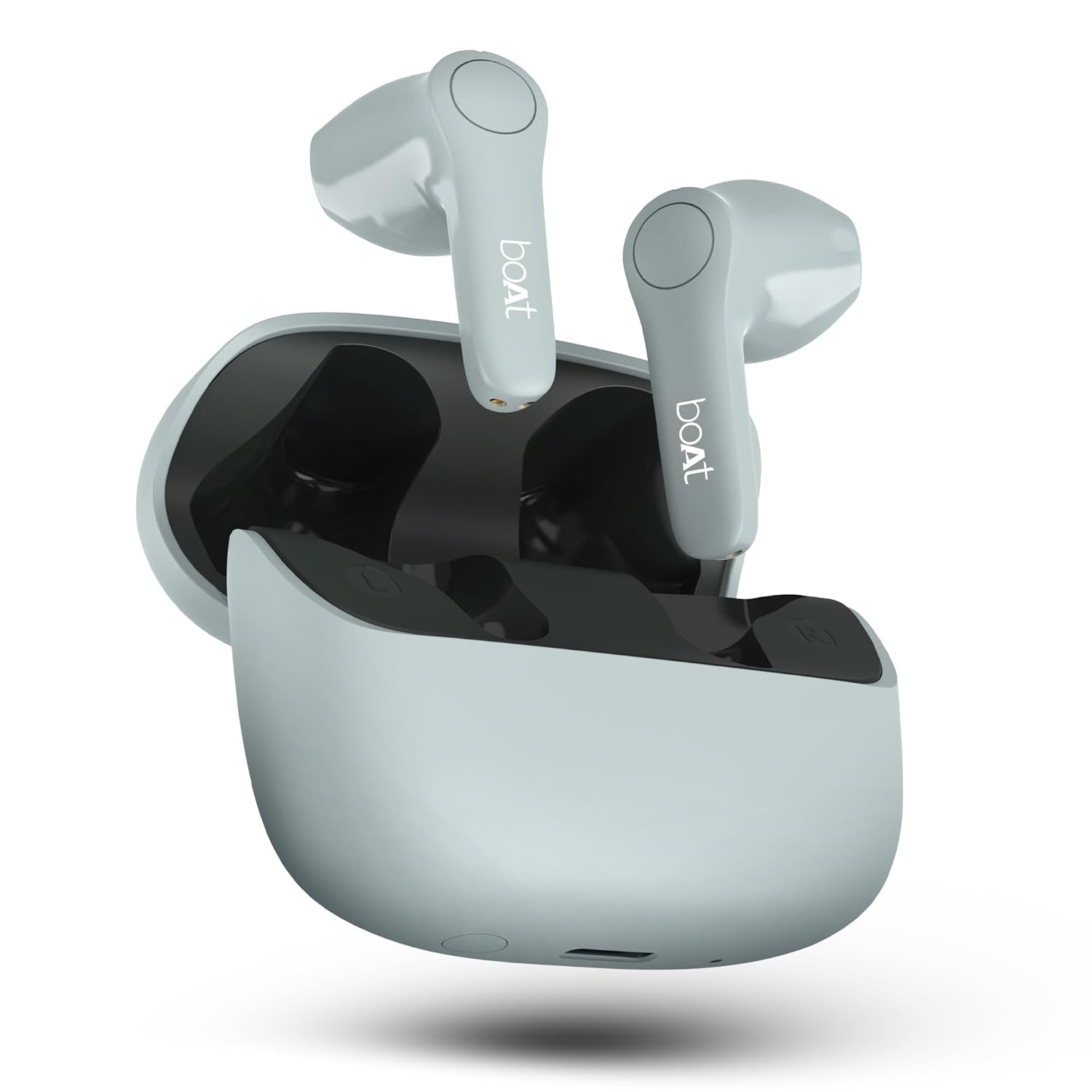 boAt Airdopes Atom 81 Pro Truly Wireless in Ear Ear Buds w/ 100hrs of Playtime, 4 Mics with ENx, Beast Mode with 50ms Low Latency, 13mm Drivers, IWP Tech, ASAP Charge(Ivory Elegance) - Nalanda Enterprises