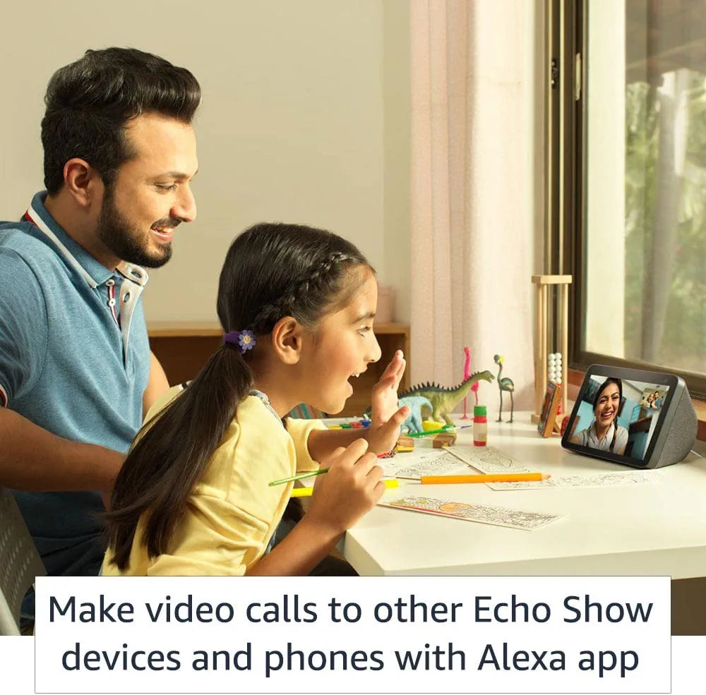 Amazon Echo Show 8 - Smart speaker with 8" HD screen, stereo sound & hands-free entertainment with Alexa - Nalanda Enterprises