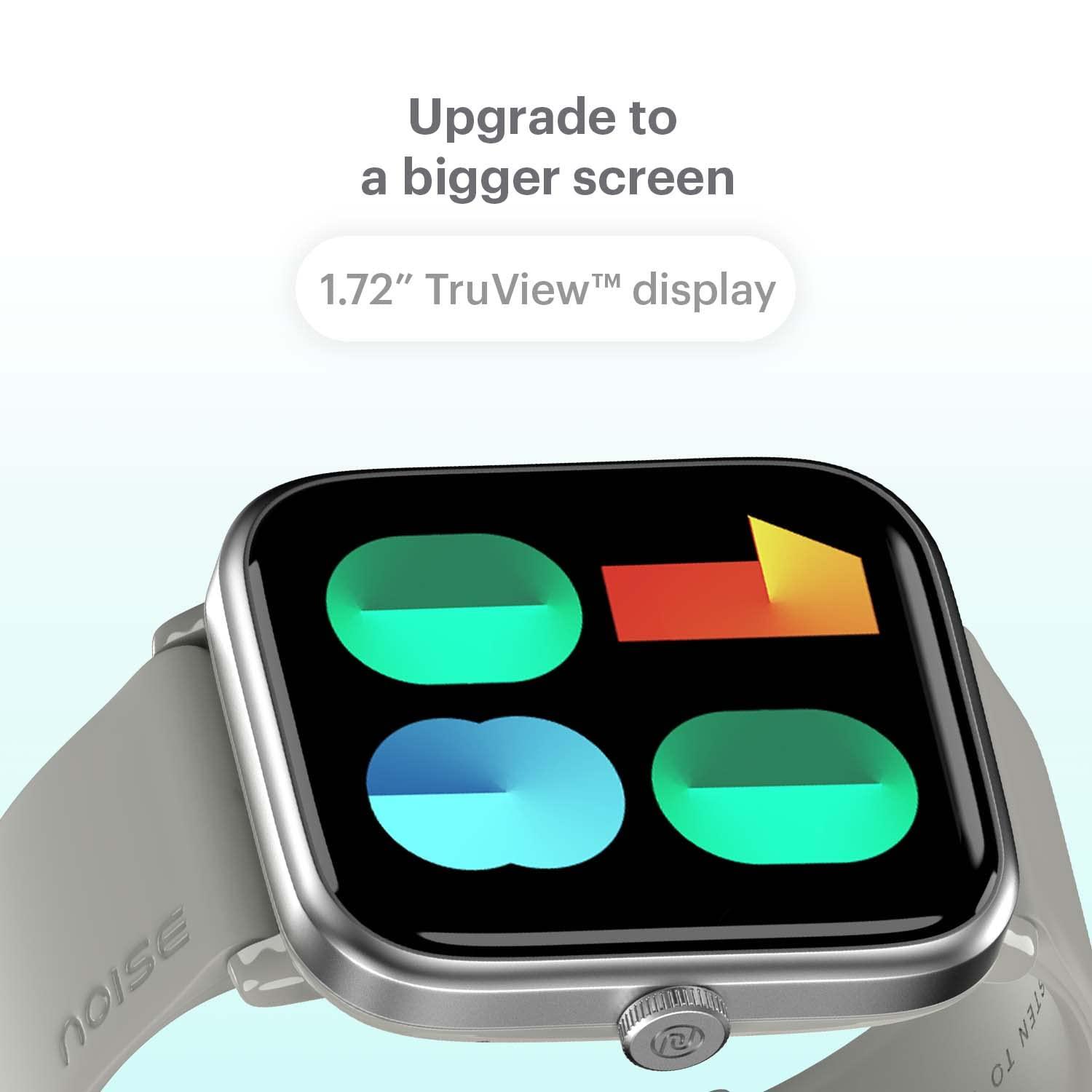 Noise Pro 5 Smart Watch with 1.85" AMOLED Display, BT Calling, New DIY Watch Faces, Ultra Personalization with Smart Dock, Productivity Suite, 100 Sports Modes and More (Rainbow Weave) - Nalanda Enterprises