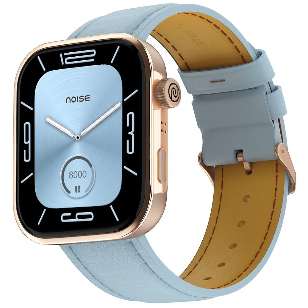 Noise Pro 5 Smart Watch with 1.85" AMOLED Display, BT Calling, New DIY Watch Faces, Ultra Personalization with Smart Dock, Productivity Suite, 100 Sports Modes and More (Rainbow Weave) - Nalanda Enterprises