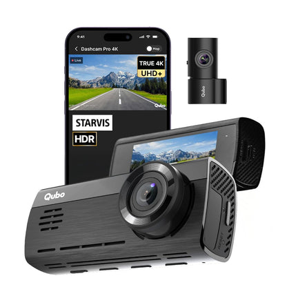 Qubo (2025 Edition) Car Dash Camera Pro 2K Resolution QHD Dash Cam from Hero Group | Made in India | USB Input | Wide Angle View | G-Sensor | Wi-Fi | Emergency Recording | Supports Up to 1 TB SD Card