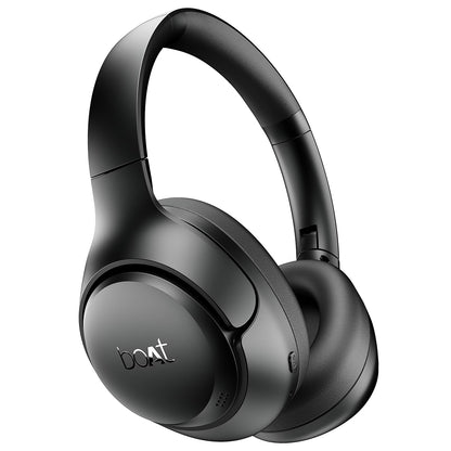 boAt New Launch Rockerz 551 ANC Pro, 42dB Hybrid Adaptive ANC, App Support, 72Hrs Battery, 40mm Titanium Drivers,ENx Tech,Foldable Cups Bluetooth Over Ear Headphones with Mic (Cosmic Black)