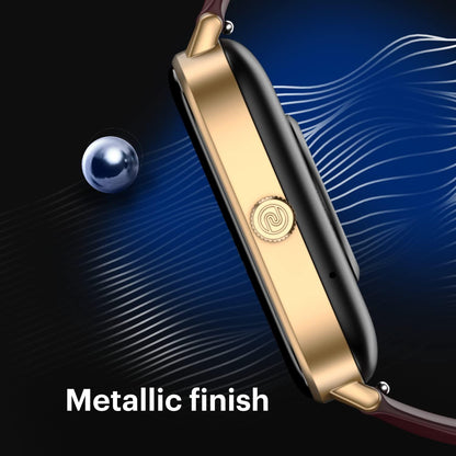 Noise New Macro Smart Watch with 2.0” HD Display,Metallic Finish BT Calling, Functional Crown, 7 Days Battery Life, Sleep Tracking, 200+ Watch Faces (Elite Black) - Nalanda Enterprises