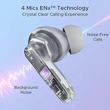 boAt Airdopes 191 ANC, 32dB ANC, Ambient Mode, 60HRS Battery, 4Mics ENx, in-Ear Detection, IWP Tech, Fast Charge, v5.3 Bluetooth Earbuds, TWS Ear Buds Wireless Earphones with mic - Nalanda Enterprises