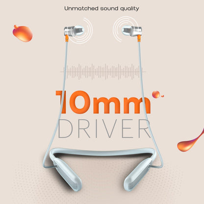 Noise Airwave Bluetooth in Ear Neckband with 50H of Playtime, 3 EQ Modes, ENC for Calling, Low Latency(Upto 50ms), 10mm Driver, BT v5.3(Jet Black) - Nalanda Enterprises
