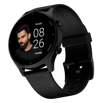 Noise Twist Go Round dial Smartwatch with BT Calling, 1.39" Display, Metal Build, 100+ Watch Faces, IP68, Sleep Tracking, 100+ Sports Modes, 24/7 Heart Rate Monitoring (Black Link) - Nalanda Enterprises