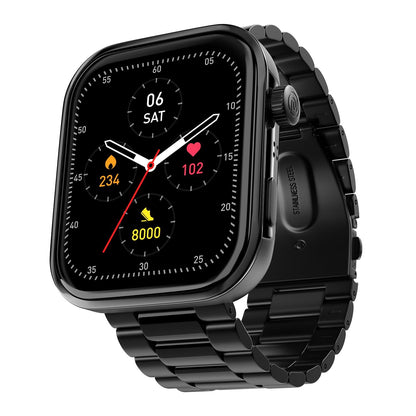 Noise ColorFit Pro 5 Max 1.96" AMOLED Display Smart Watch, BT Calling, Post Training Workout Analysis, VO2 Max, Rapid Health, 5X Faster Data Transfer - Jet Black - Nalanda Enterprises