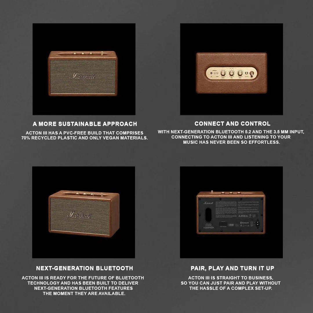 Marshall Acton III Bluetooth Speaker - Nalanda Enterprises