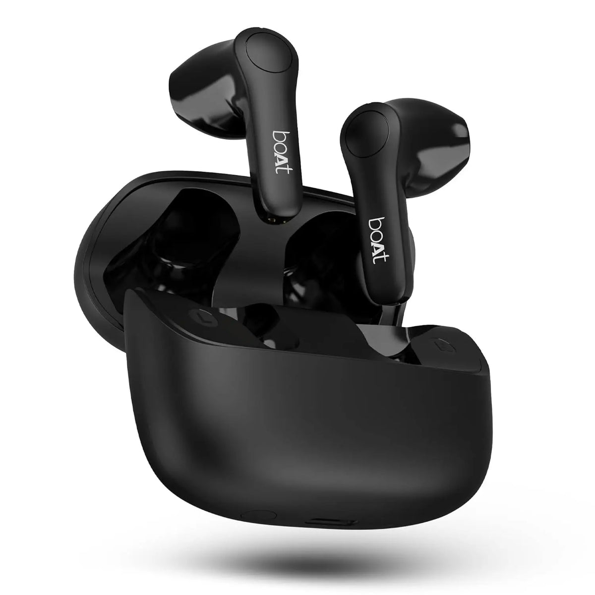 boAt Airdopes Atom 81 Pro Truly Wireless in Ear Ear Buds w/ 100hrs of Playtime, 4 Mics with ENx, Beast Mode with 50ms Low Latency, 13mm Drivers, IWP Tech, ASAP Charge(Ivory Elegance) - Nalanda Enterprises