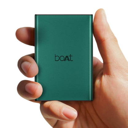 boAt EnergyShroom PB300 Air 10000 mAh 22.5W Pocket Size Power Bank with Compact and Lightweight Design, LED Battery Display, 12 Layer Smart IC Protection & Smart Power Management(Carbon Black) - Nalanda Enterprises