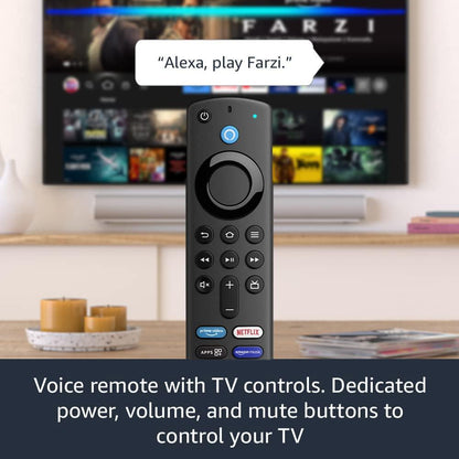 Amazon Fire TV Stick with Alexa Voice Remote (includes TV and app controls) | HD streaming device - Nalanda Enterprises