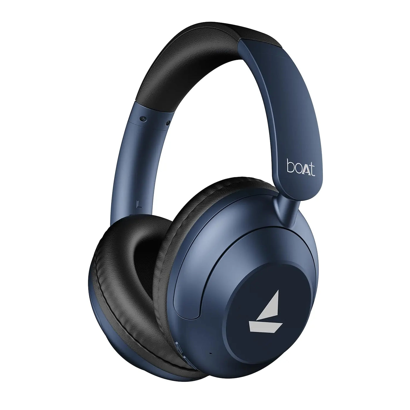 boat branded wireless over-ear headphones in matte blue, Nalanda Enterprises India