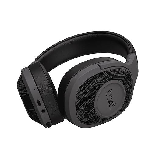 boAt Rockerz 558 Over Ear Bluetooth Headphones with Upto 20 Hours Playback, 50MM Drivers, Soft Padded Ear Cushions and Physical Noise Isolation(Black) - Nalanda Enterprises