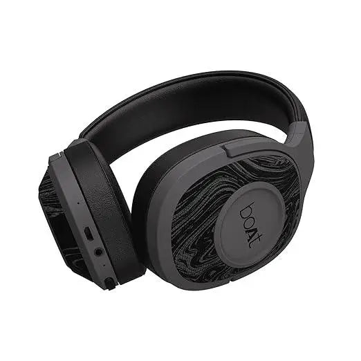 boAt Rockerz 558 Over Ear Bluetooth Headphones with Upto 20 Hours Playback, 50MM Drivers, Soft Padded Ear Cushions and Physical Noise Isolation(Black) - Nalanda Enterprises