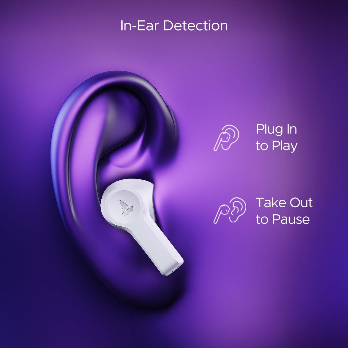 boAt Nirvana Lucid w/ 32 dB ANC, Multi-Point Connectivity, in-Ear Detection, 60HRS Playback, Hearables App, 4 Mics ENx, IPX5 Truly Wireless in Ear Earbuds, TWS Ear Buds - Nalanda Enterprises