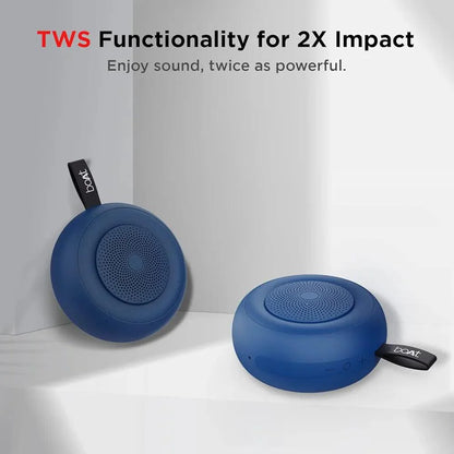 boAt Stone 135 Portable Wireless Speaker with 5W RMS Immersive Sound,IPX4 Water Resistance, True Wireless Feature, Up to 11H Total Playtime, Multi-Connectivity Modes with Type C Charging - Nalanda Enterprises