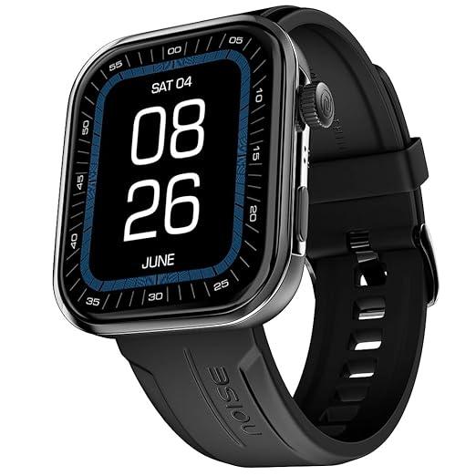 Noise ColorFit Pro 5 Max 1.96" AMOLED Display Smart Watch, BT Calling, Post Training Workout Analysis, VO2 Max, Rapid Health, 5X Faster Data Transfer - Jet Black - Nalanda Enterprises