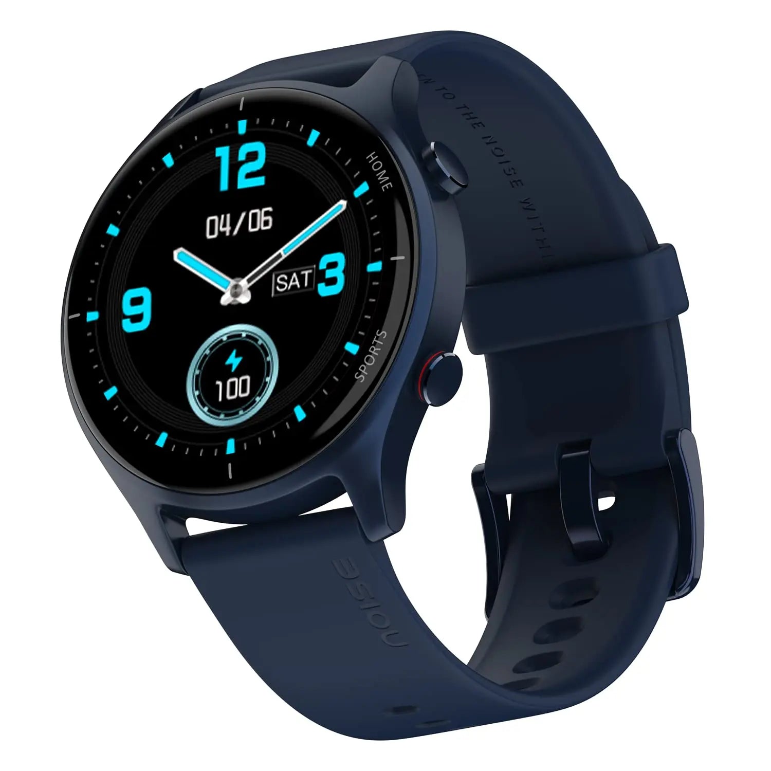 Noise Twist Go Round dial Smartwatch with BT Calling, 1.39" Display, Metal Build, 100+ Watch Faces, IP68, Sleep Tracking, 100+ Sports Modes, 24/7 Heart Rate Monitoring (Black Link) - Nalanda Enterprises