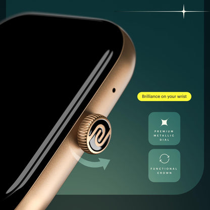 Noise Ultra 3 Luminary with India's 1st Ever Personalised Notification Alerts (Lumilert), 1.96" AMOLED Display, Premium Metallic Dial, Send Upto 5 Emojis (Lumiping), Health Suite (Jet Black) - Nalanda Enterprises