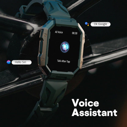 Fire-Boltt Strike Smart Watch 1.95” AMOLED Display, 800 NITS Brightness, 123 Sports Modes, Bluetooth Calling, Always On Mechanism