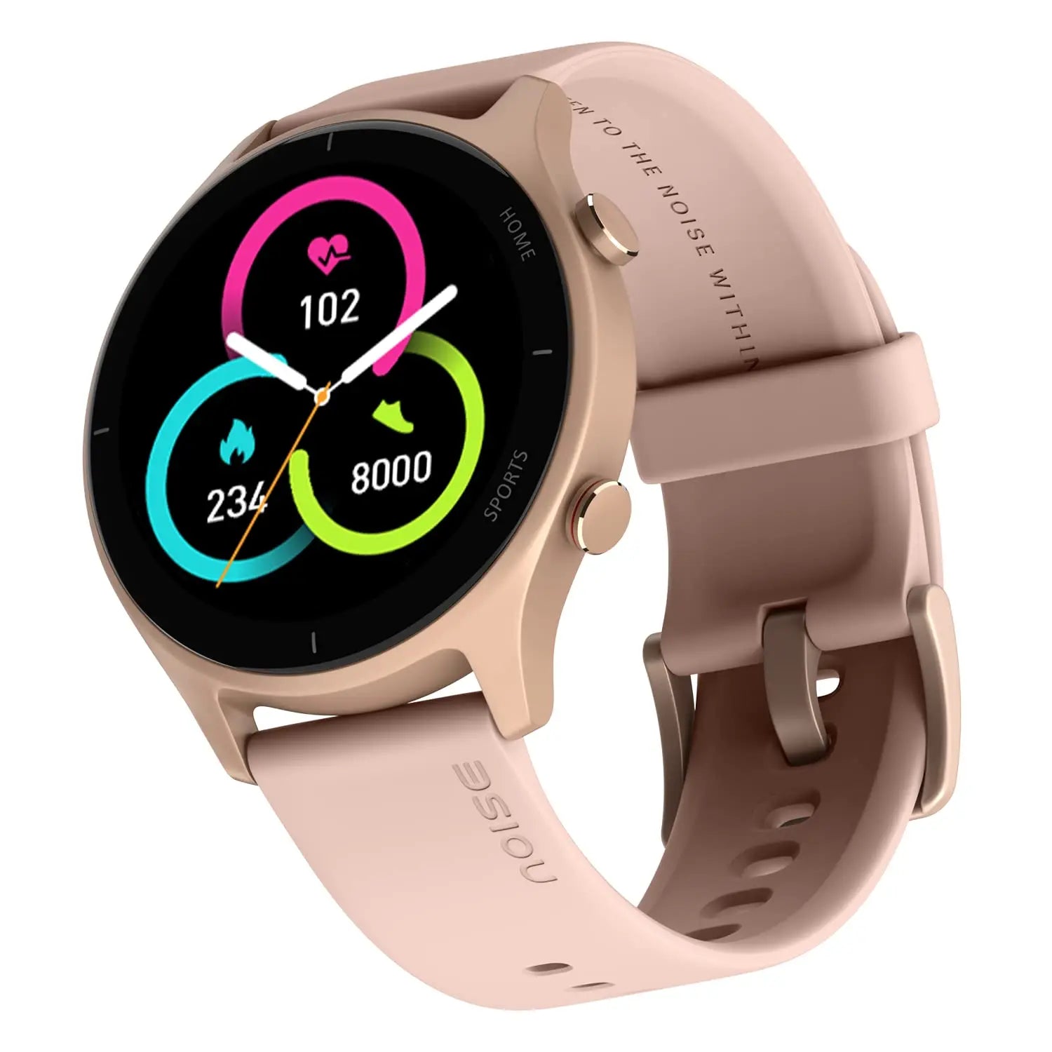 Noise Twist Go Round dial Smartwatch with BT Calling, 1.39" Display, Metal Build, 100+ Watch Faces, IP68, Sleep Tracking, 100+ Sports Modes, 24/7 Heart Rate Monitoring (Black Link) - Nalanda Enterprises