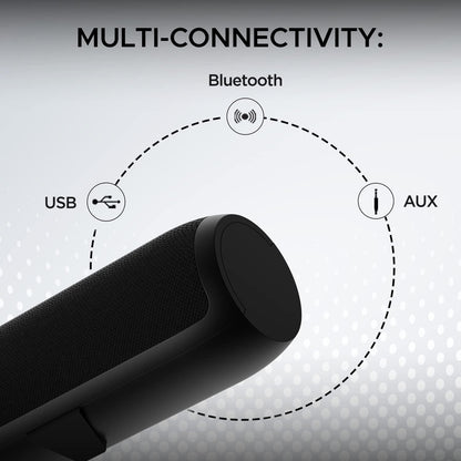 boAt Aavante Bar 1500 2.1 Channel Home Theatre Soundbar with 120W Signature Sound, Wired Subwoofer, Multiple Connectivity Modes, Entertainment EQ Modes and Sleek Finish (Black) - Nalanda Enterprises