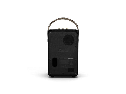 Marshall Tufton Portable Bluetooth Speaker with 20+ Hours of Portable Playtime, (360° Sound), Water-Resistant (IPX2) - Black & Brass. - Nalanda Enterprises