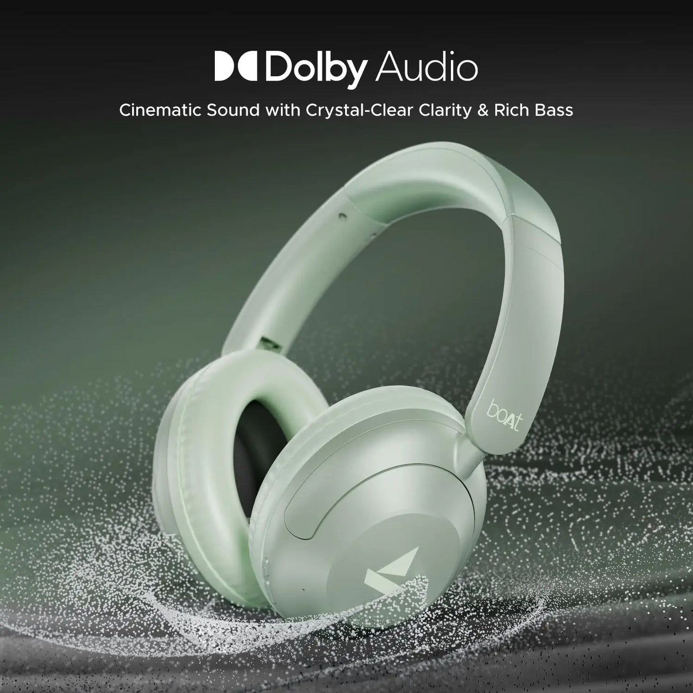 Boat wireless headphones with Dolby Audio, crystal-clear sound, rich bass, Nalanda Enterprises