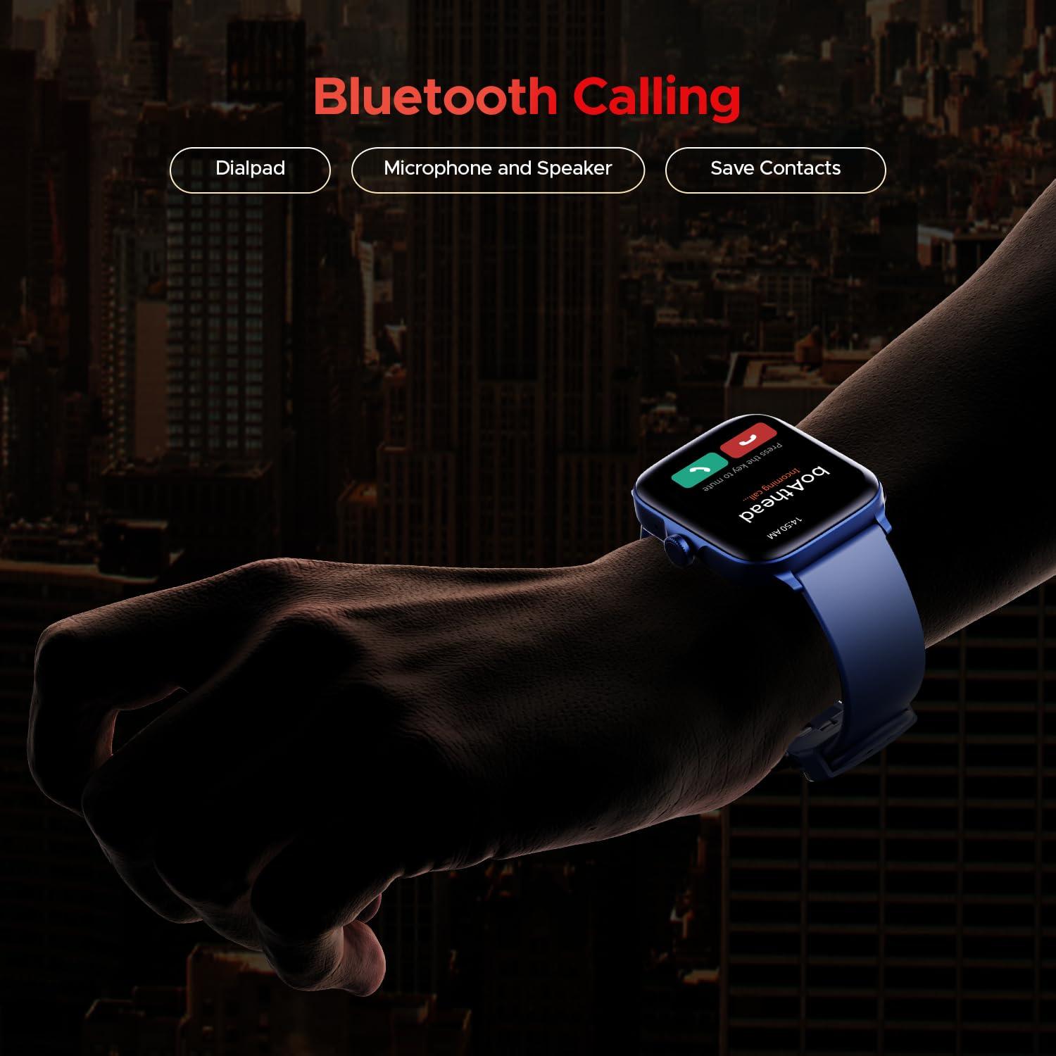 boAt Wave Astra 3 Smartwatch with Bluetooth Calling (46.48mm HD Display, IP67 Water Resistant, Silicone Strap) - Nalanda Enterprises