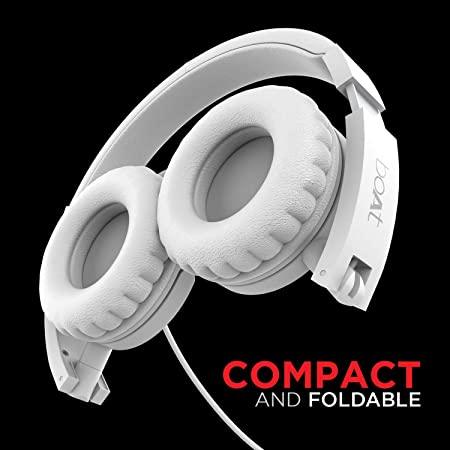 boAt Bassheads 900 | Wired Earphones with 40mm Drivers, Compact & Foldable, In-line microphone, Super Bass - Nalanda Enterprises