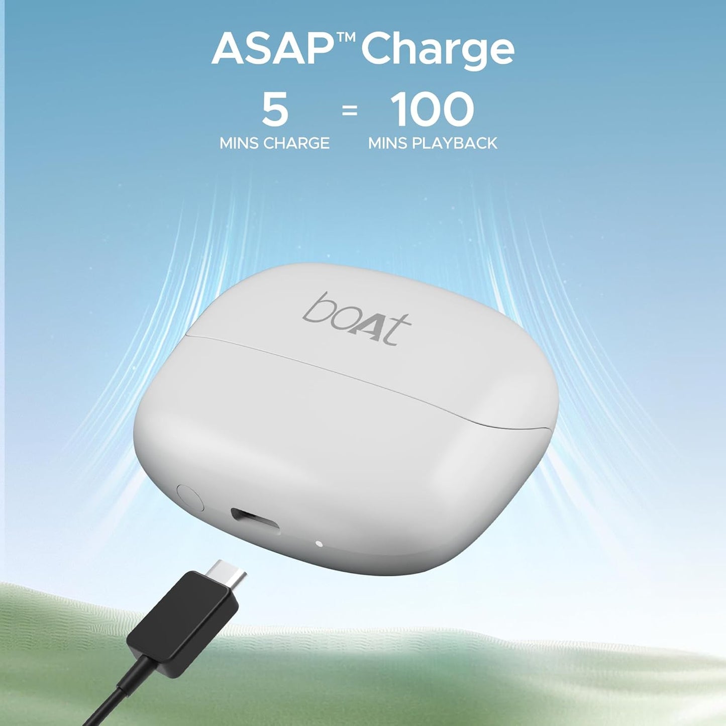 boAt Airdopes Atom 81 Pro Truly Wireless in Ear Ear Buds w/ 100hrs of Playtime, 4 Mics with ENx, Beast Mode with 50ms Low Latency, 13mm Drivers, IWP Tech, ASAP Charge(Ivory Elegance) - Nalanda Enterprises